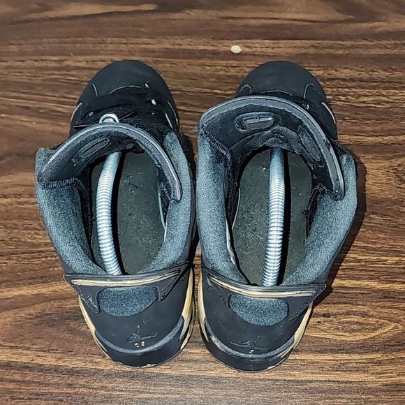 Air Jordan 6 Retro DMP GS "Defining Moment" Size 4 Youth Black And Gold - Picture 4 of 14